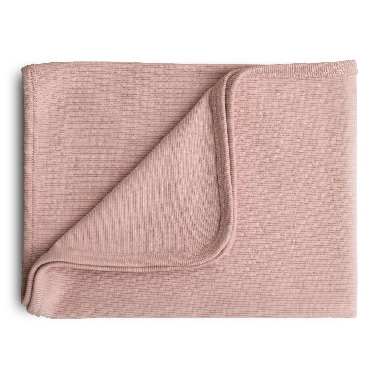 Deken Mushie Baby Blanket, geschikt voor wieg/draagmand/park | Ribbed