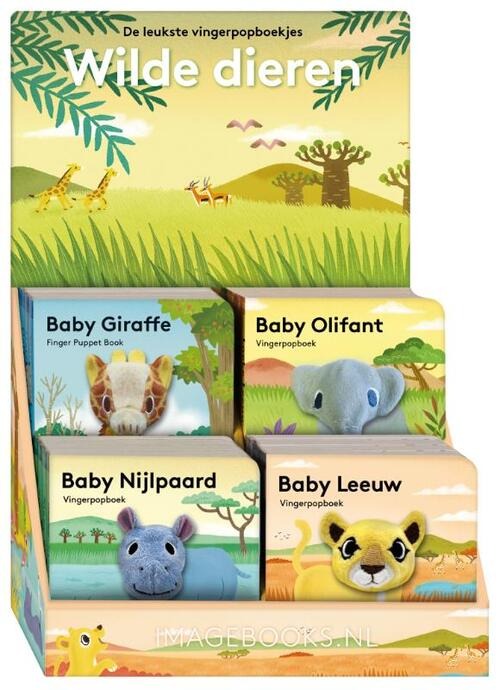 Boek IMAGE BOOKS Vingerpopboekjes - Wilde Dieren, leesboek