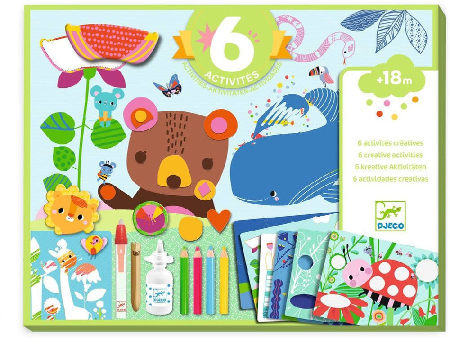 Knutselmateriaal Djeco The mouse and his friends | Multi Activity Kits