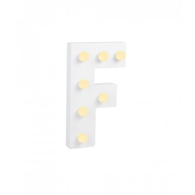 Figuurlamp PD Party, Light Letters - F