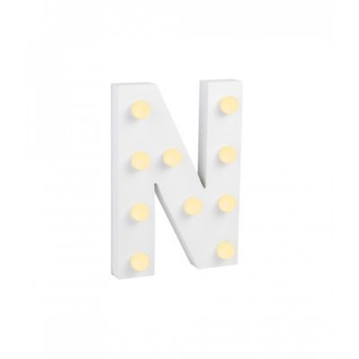Figuurlamp PD Party, Light Letters - N