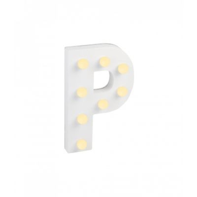 Figuurlamp PD Party, Light Letters - P