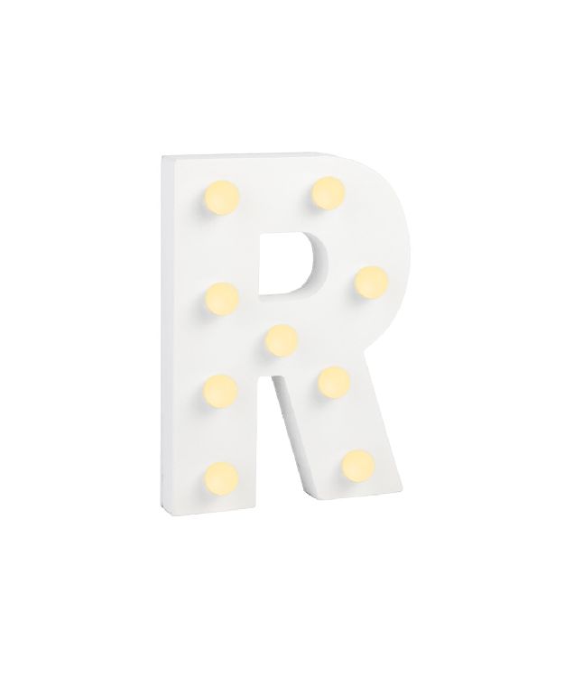 Figuurlamp PD Party, Light Letters - R