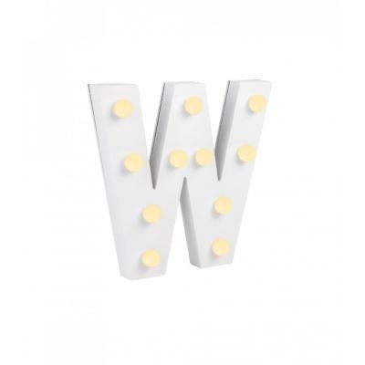 Figuurlamp PD Party, Light Letters - W