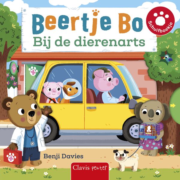 Interactief boek Clavis Bij De Dierenarts | schuifboek