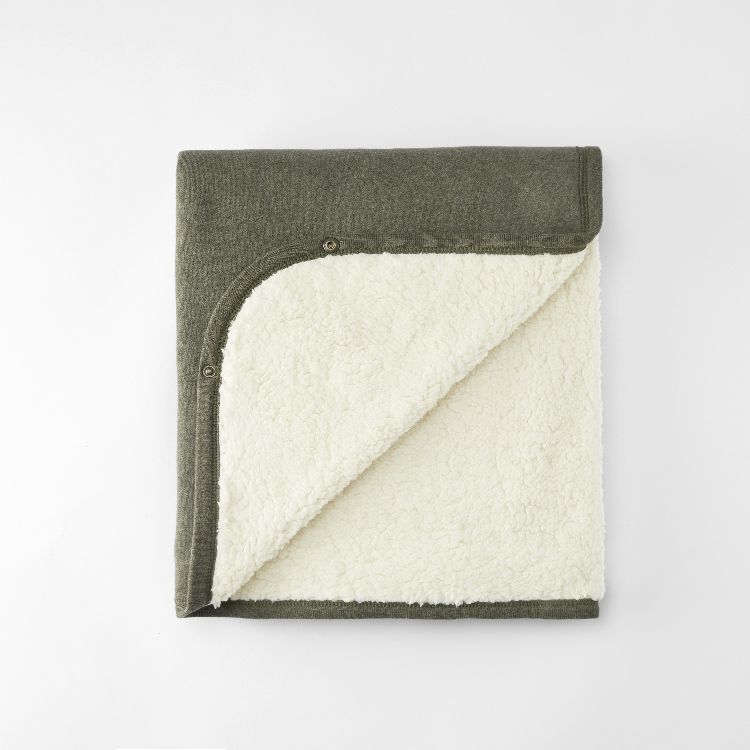 Deken Cloby Teddy blanket, geschikt voor wieg/draagmand/park/draagdoek Wildride Toddler Carrier