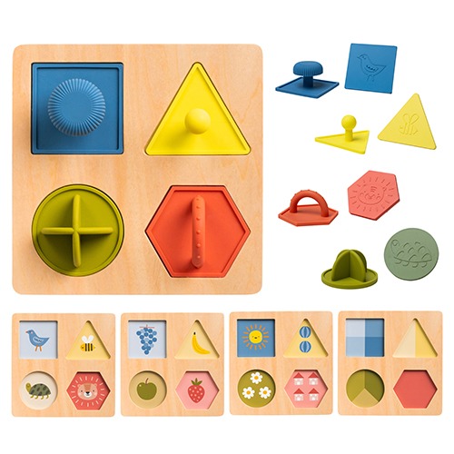 Inlegpuzzel Taf Toys My first shapes puzzle