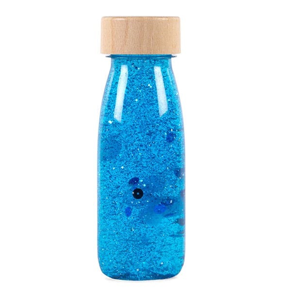 Gevulde fles en figuur Petit Boum Float Bottle