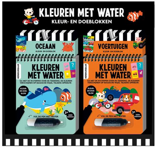 Boek INTERSTAT Kleuren Met Water, kleurboek