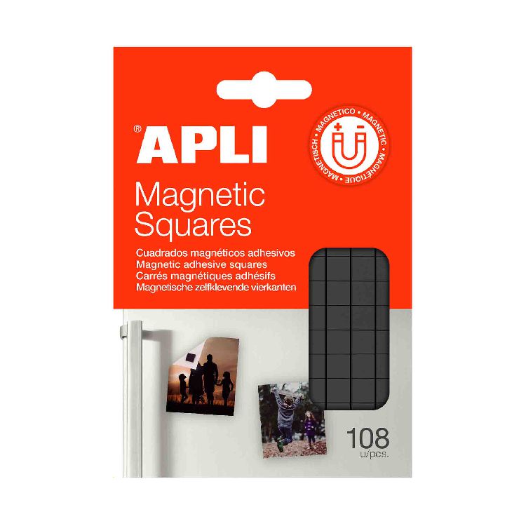 Magneet Apli Magnetic Squares, vierkant