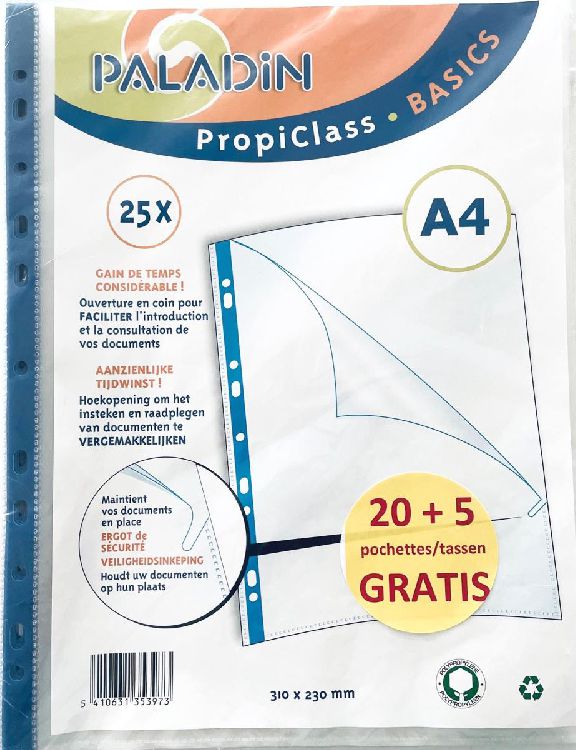 Insteekpochette Paladin, A4