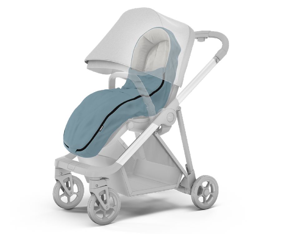 Voetenzak Thule Footmuff, geschikt voor wandelwagen/buggy/fietskar Thule Sleek/Spring/Urban Glide 2/Glide 2/Chariot Sport 1/Chariot Sport 2/Chariot Sport Black 1/Chariot Sport Black 2/Chariot Cross 1/Chariot Cross 2/Chariot Lite 1/Chariot Lite 2/Chariot Cab/Chariot Cab 2/Urban Glide 3/Urban Glide 4-wheel/Urban Glide 3 Double