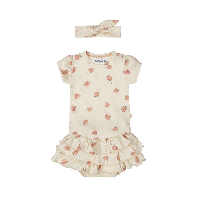 Outfit Dirkje, broek/haaraccessoire/T-shirt