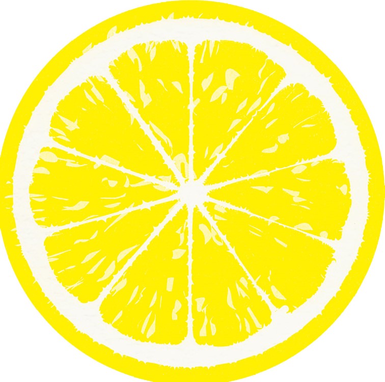 Servetten Paper+Design, Silhouette - Lemon, 33 cm, 12 stuk(s)