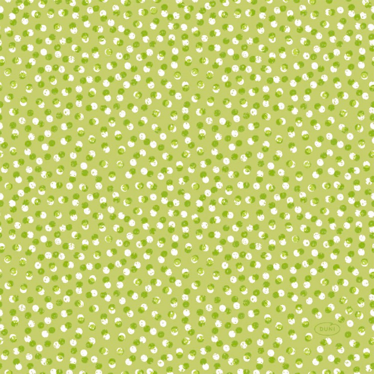 Servetten Paper+Design, Playful Dots, kiwi, 33 x 33 cm, 20 stuk(s)