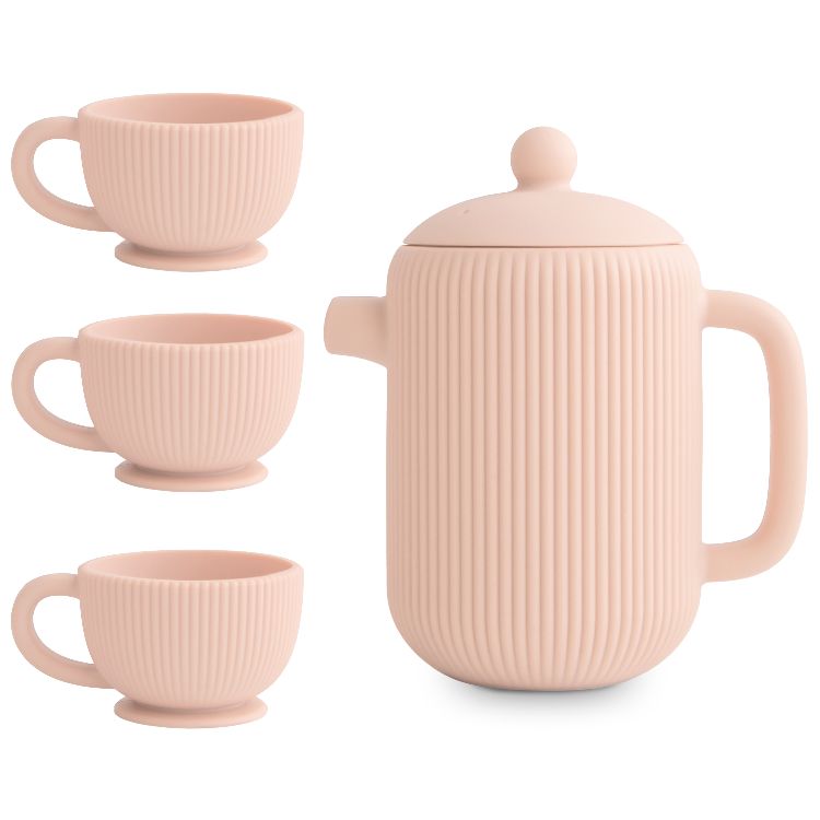 Keuken speelset Mushie Silicone Tea Set