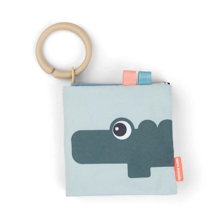 Speelgoed voor het park Done by Deer Deer Friends, liggend in het park | Fold-Out Soft Book