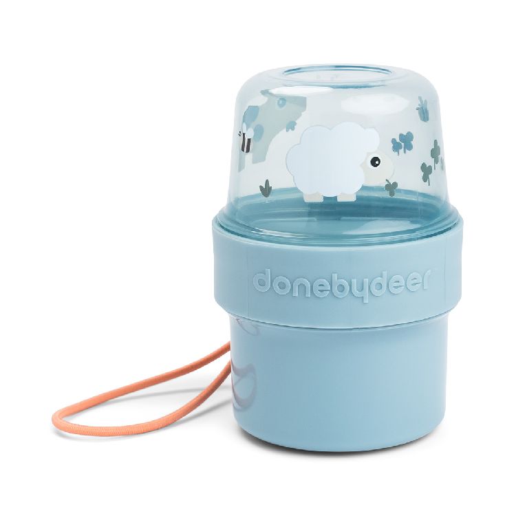 Bewaarpotje Done by Deer Tiny Farm, 1 stuk(s) | To Go 2-Way Snack Container S