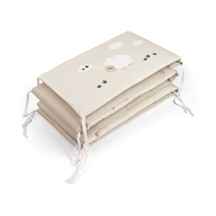 Tochtkussen Done by Deer Tiny Farm, geschikt voor babybed 60x120 | Padded Bedbumper