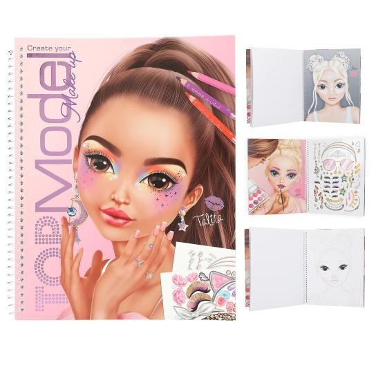 Boek TopModel Make-Up, kleurboek