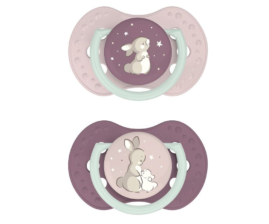 Fopspeen Difrax Dynamic 18M+ | LOVI Day & Night Collection