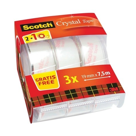 Kleefband SCOTCH Crystal, transparante tape