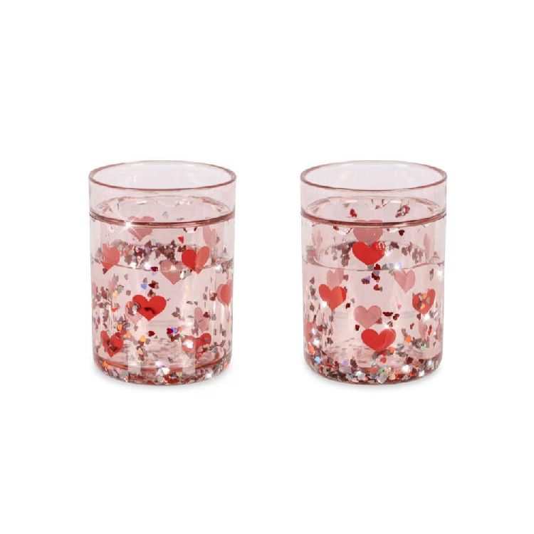 Drinkbeker Konges Slojd 2 Pack Glitter Cups