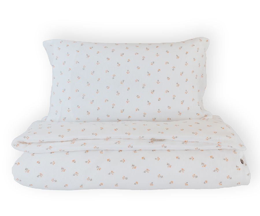 Donsovertrek Bamboom, geschikt voor babybed 60x120/babybed 70x140 | Rosehip