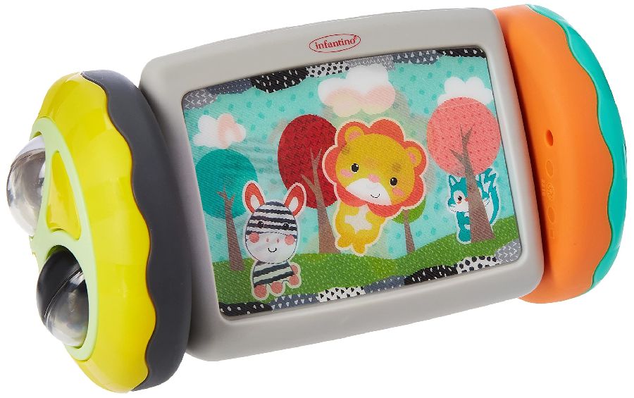Kruiprol & rolfiguur Infantino Mirror me activity roller