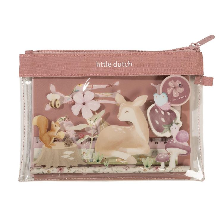 Kleuren/stickers Little Dutch Etui | Fairy Garden