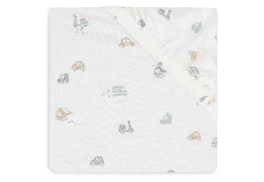 Hoeslaken Jollein, geschikt voor babybed 70x140/babybed 70x150/babybed 75x150 | On The Go