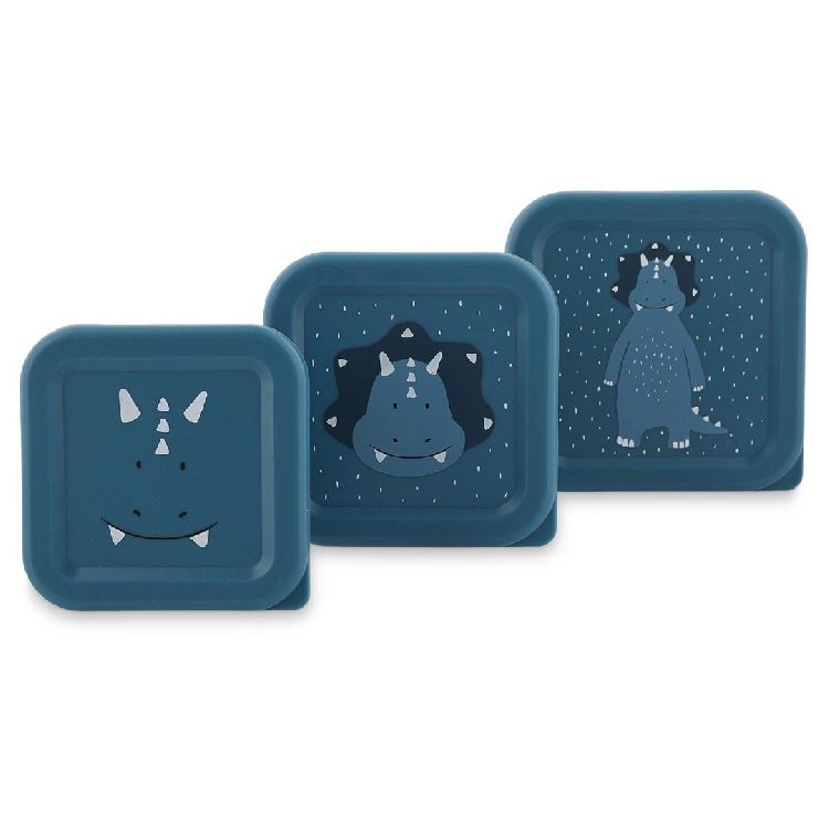 Bewaarpotje Trixie Snack box nesting, 3 stuk(s) | Mr. Triceratops School