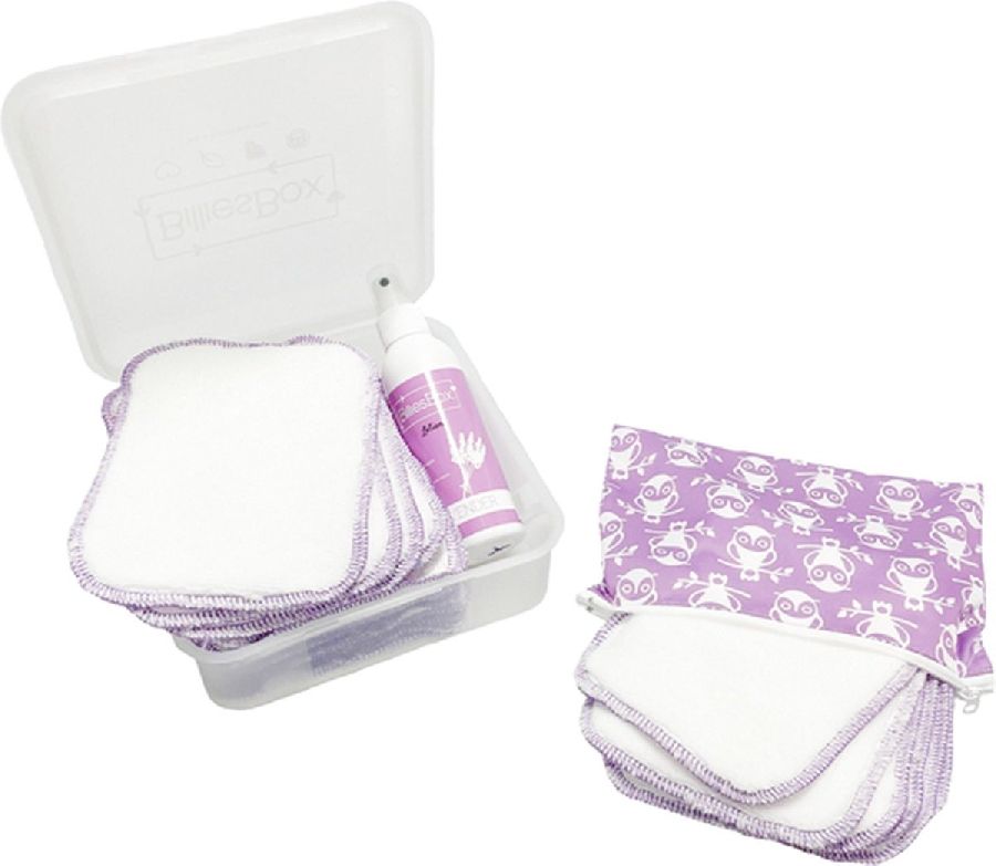 Vochtige doekjes/droge doekjes BilliesBox BilliesBox Full Kit lavendel