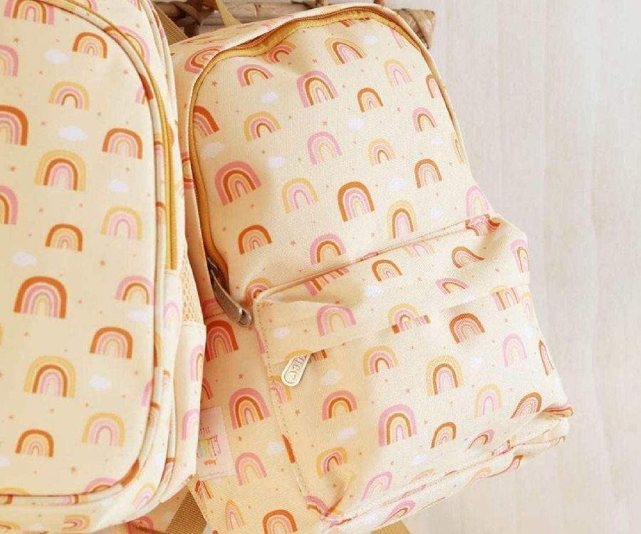 Rugzak A Little Lovely Company Little Backpack | Rainbows