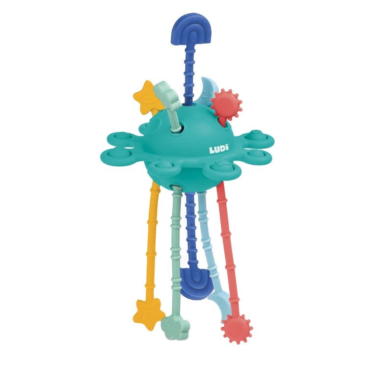 Speelgoed voor het park Ludi Zippy toy, liggend in het park, Sensory Play