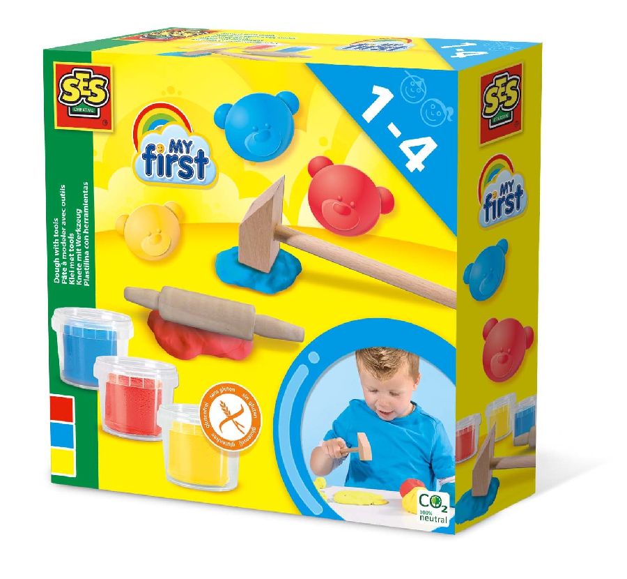 Boetseerklei SES Creative Dough with tools | My First