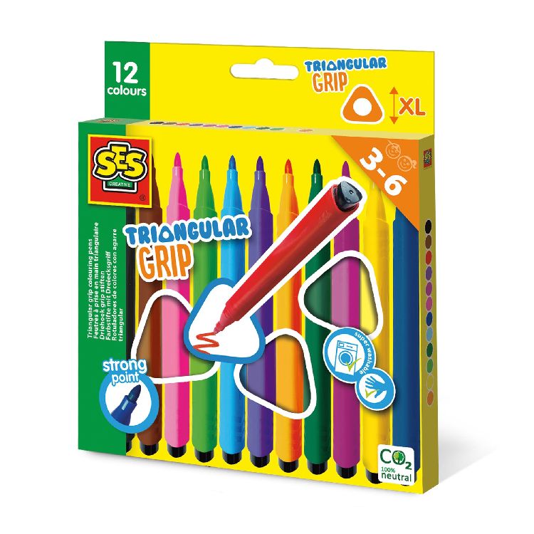 Kleuren SES Creative Colouring pens | Triangular Grip