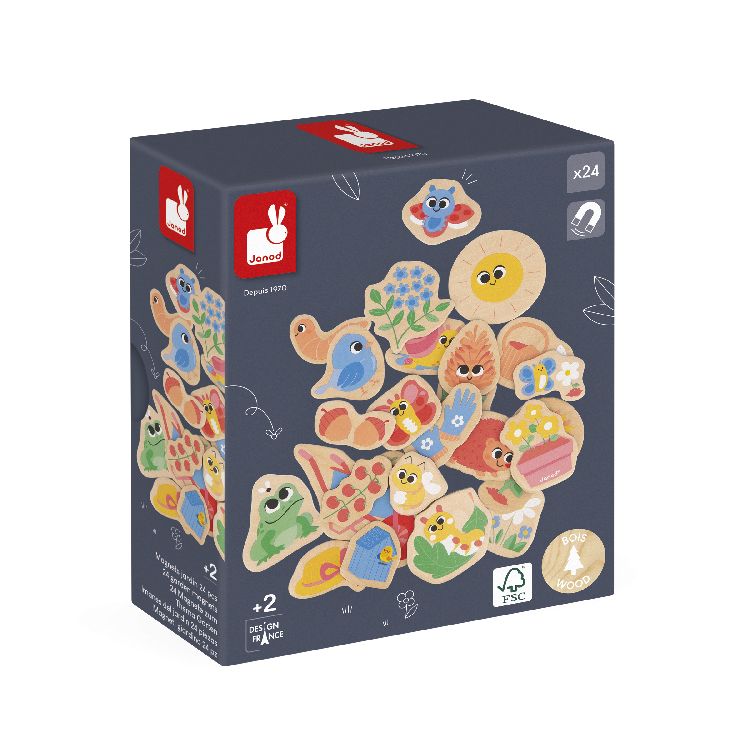 Magnetisch speelgoed Janod Garden magnets